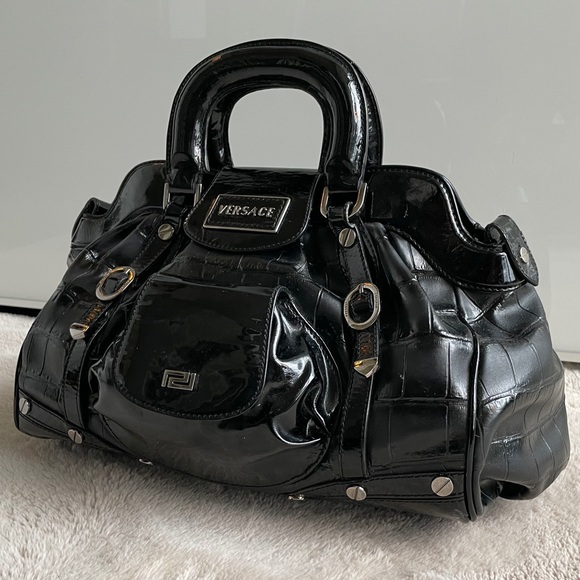 Versace Handbag Purse - Picture 3 of 15